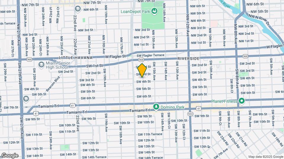 1615 SW 4th St Map and Location Details