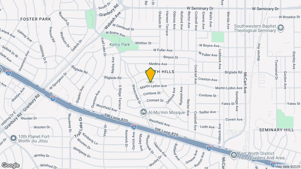 3404 Martin Lydon Ave Map and Location Details