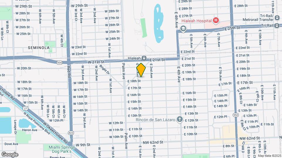 117 E 18th St Map and Location Details