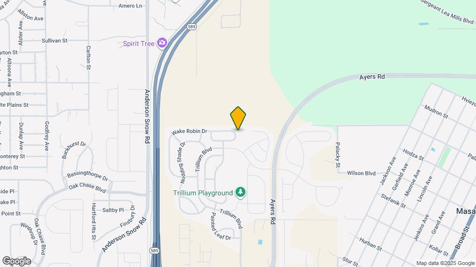 14703 Wake Robin Dr Map and Location Details