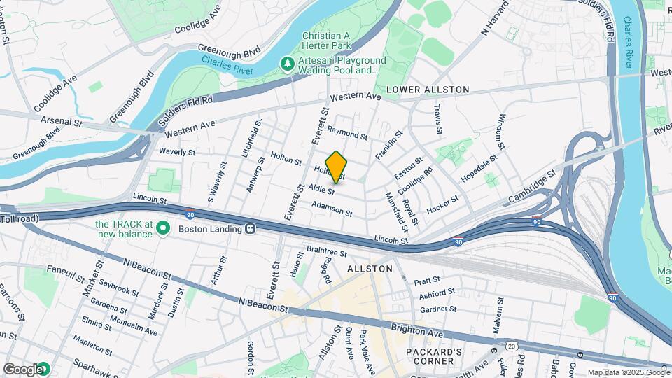 42 Aldie St, Unit 2 Map and Location Details