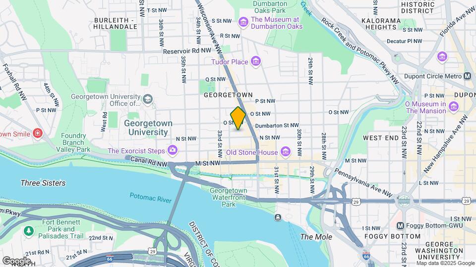 3237 N St NW Map and Location Details