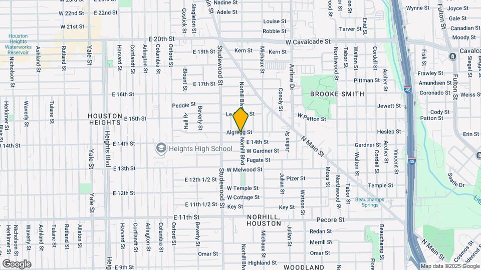 1102 Algregg St Map and Location Details