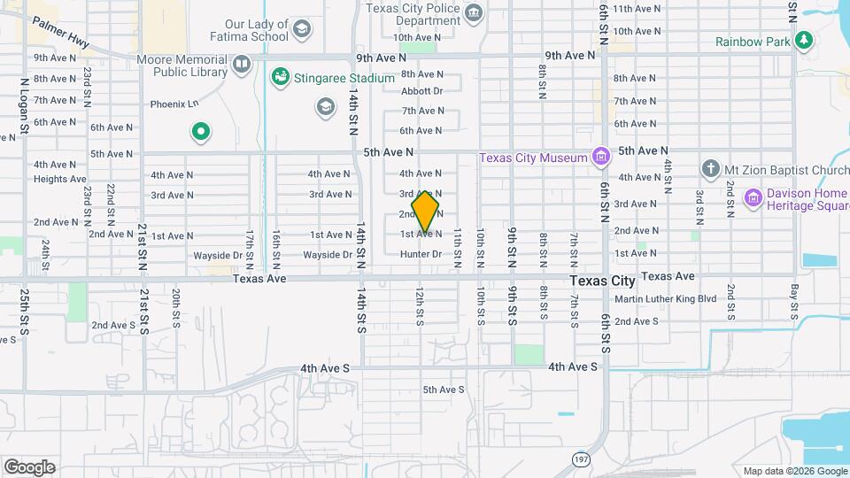 1137 1st Ave N Map and Location Details