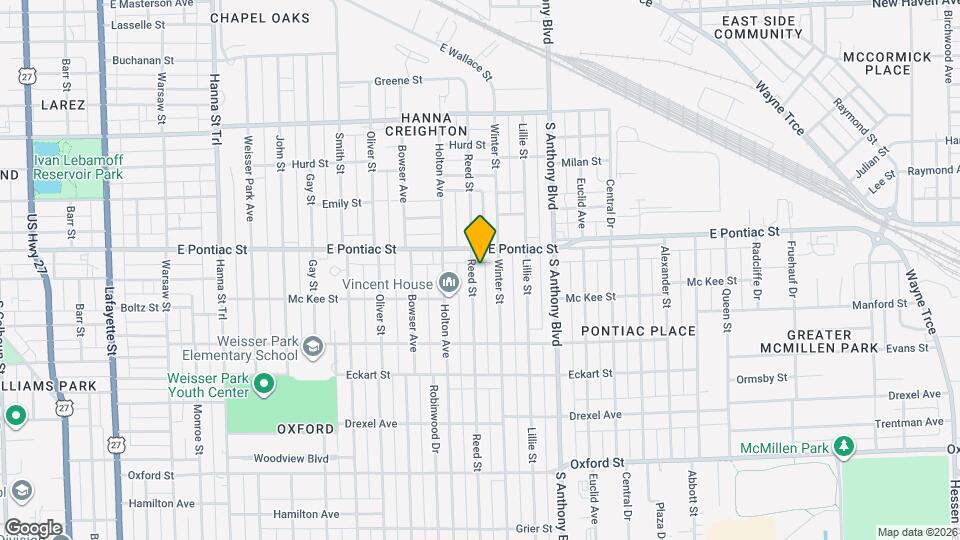 2725 Reed St Map and Location Details