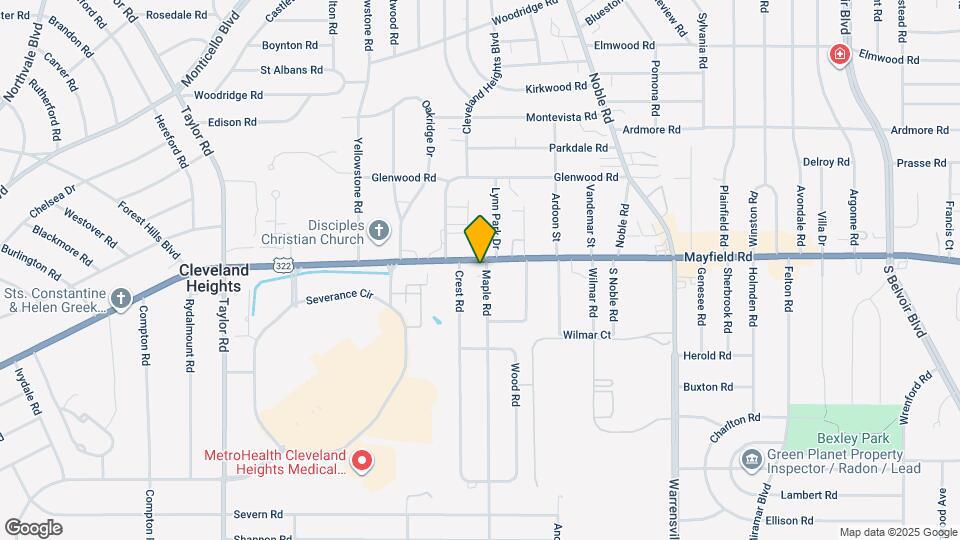 3764 Mayfield Rd Map and Location Details