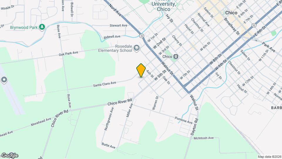 346 Hickory St Map and Location Details