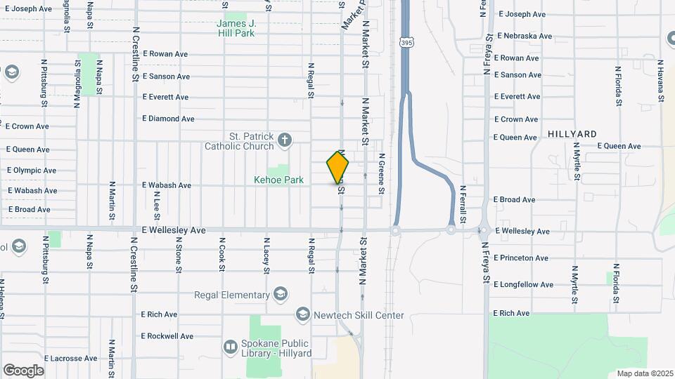 2936 E Wabash Ave, Unit 4 Map and Location Details