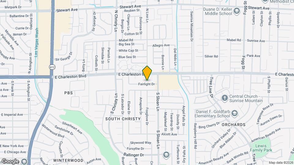 5728 Fairlight Dr Map and Location Details