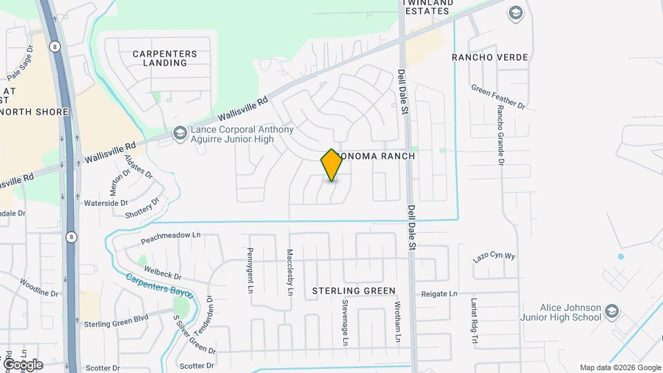 1807 Hidden Breeze Dr Map and Location Details