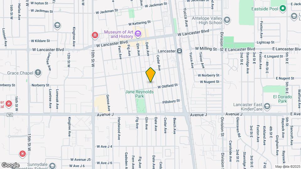 44611 Date Ave Map and Location Details