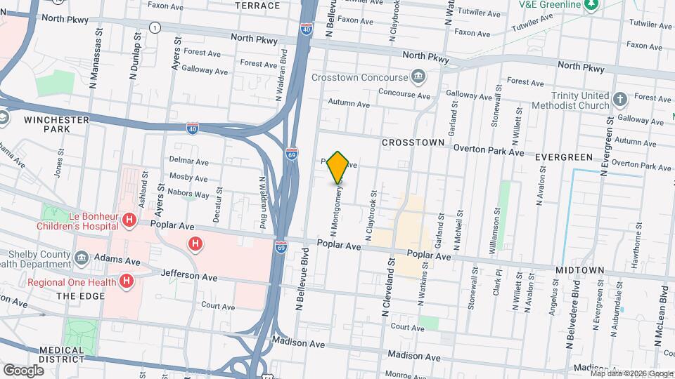 281 N Montgomery St Map and Location Details