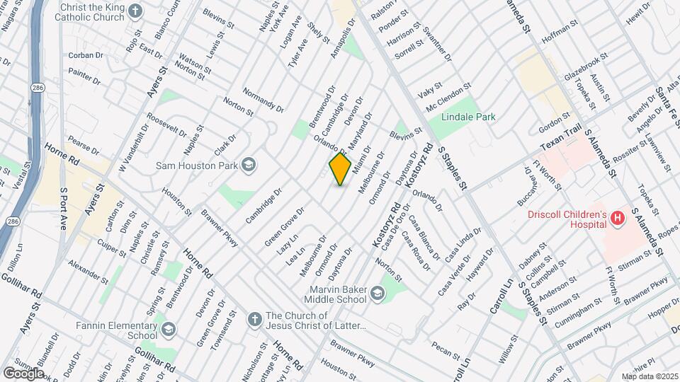 1441 Miami Dr Map and Location Details