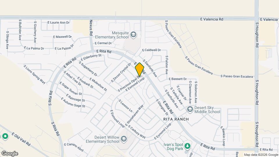 7713 S Precious Opal Dr Mapa y Detalles de la Ubicación