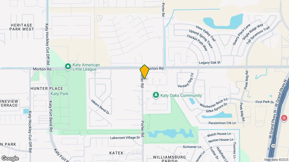 2915 Coastal Prairie Ln Map and Location Details