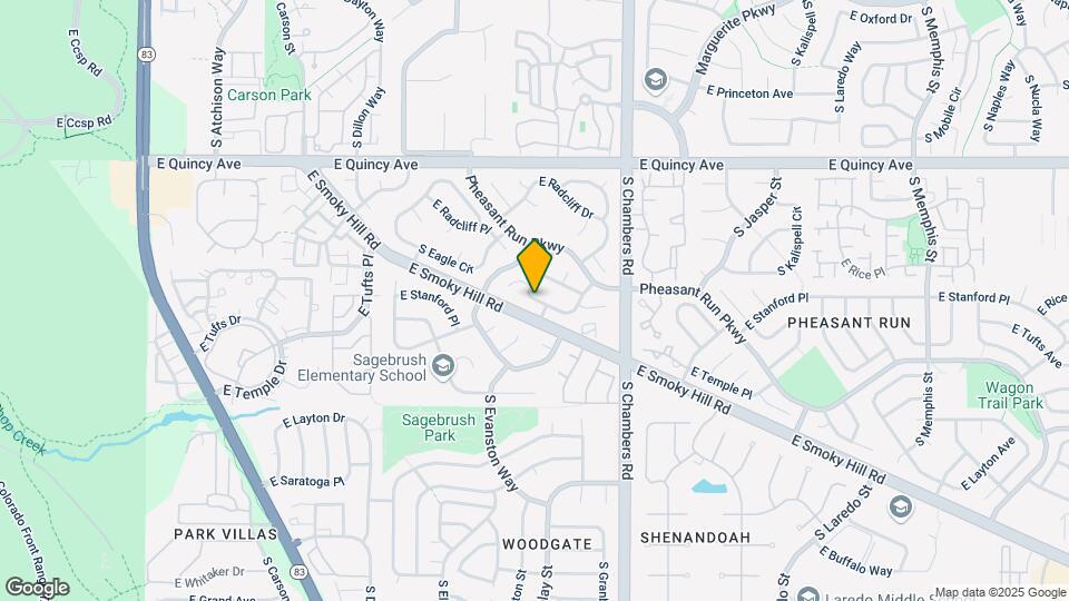 14999 E Stanford Dr Map and Location Details