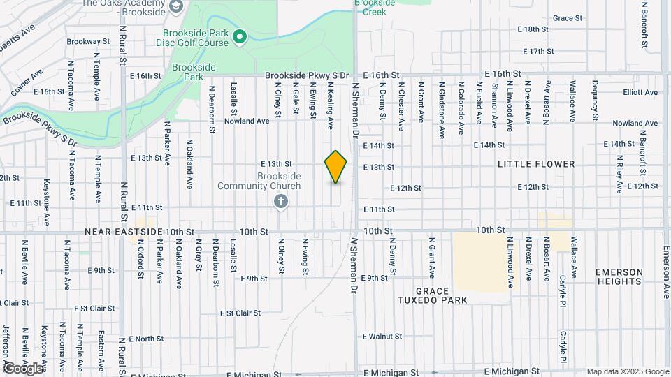 2962 N Olney St Map and Location Details