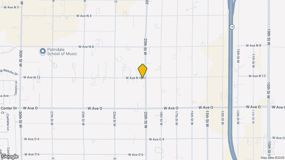 40555 20th St W Map and Location Details