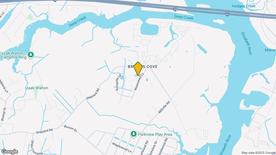 1764 Watershed Ct Map and Location Details