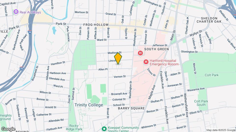 50 Allen Pl Mapa y Detalles de la Ubicación
