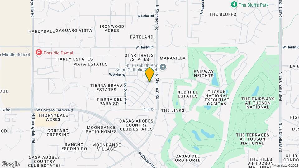 8552 N Winchester Creek Dr Map and Location Details