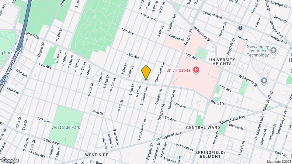 285-289 South Orange Ave Map and Location Details