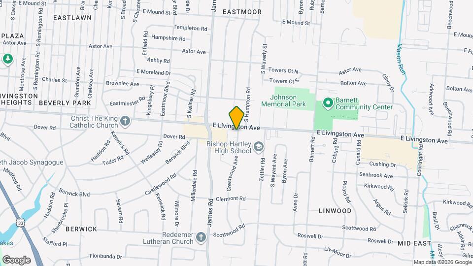 1217 Crestwood Ave Map and Location Details