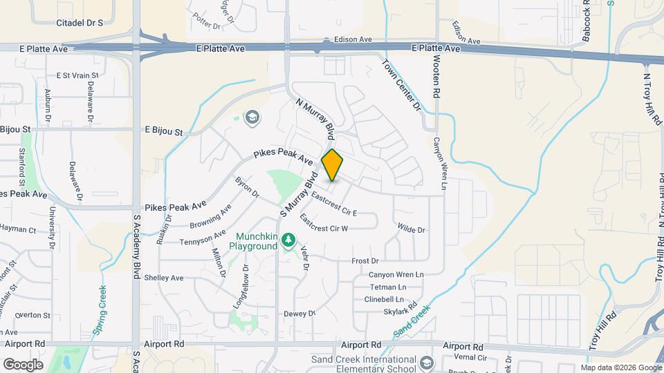 4457 E Pikes Peak Ave Map and Location Details