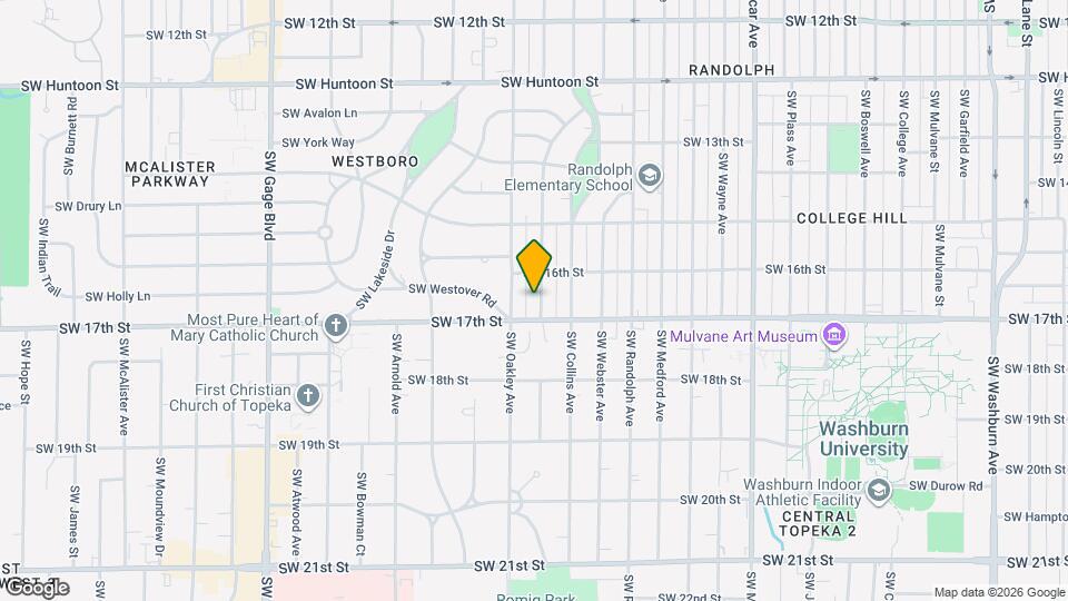 1623 SW Campbell Ave Mapa y Detalles de la Ubicación