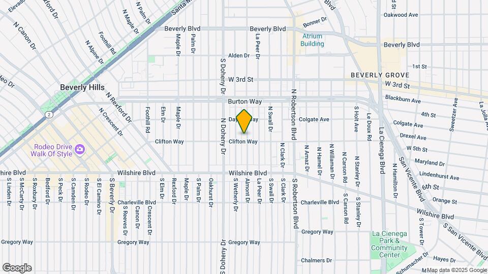 207 N Almont Dr Map and Location Details