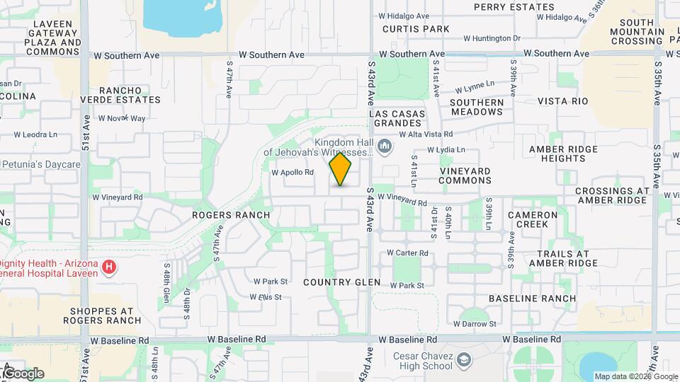 4337 W St Kateri Dr Mapa y Detalles de la Ubicación