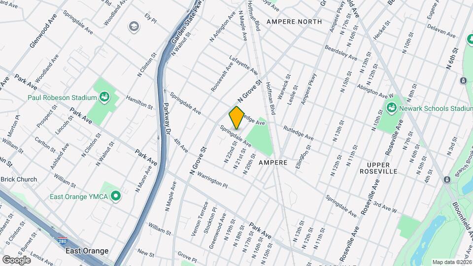 176 Springdale Ave Map and Location Details