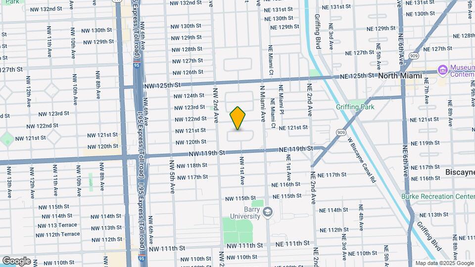 110 NW 120th Terrace Map and Location Details