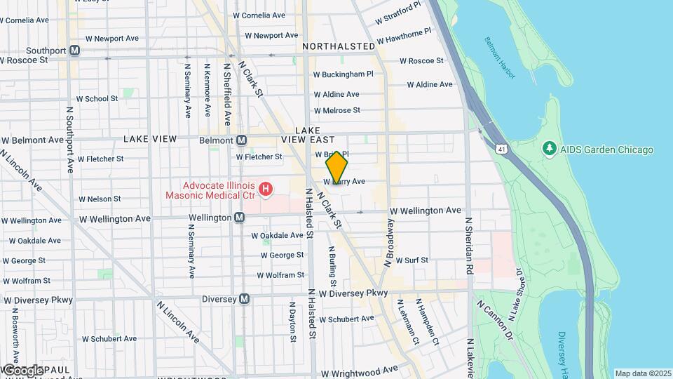 717 W Barry Ave-Unit -2W Map and Location Details