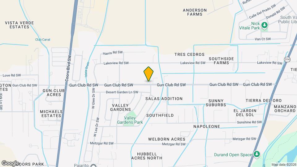 2505 Gun Club Rd SW Mapa y Detalles de la Ubicación