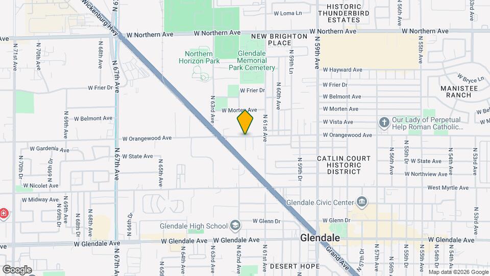 7416 N 62nd Ave Map and Location Details