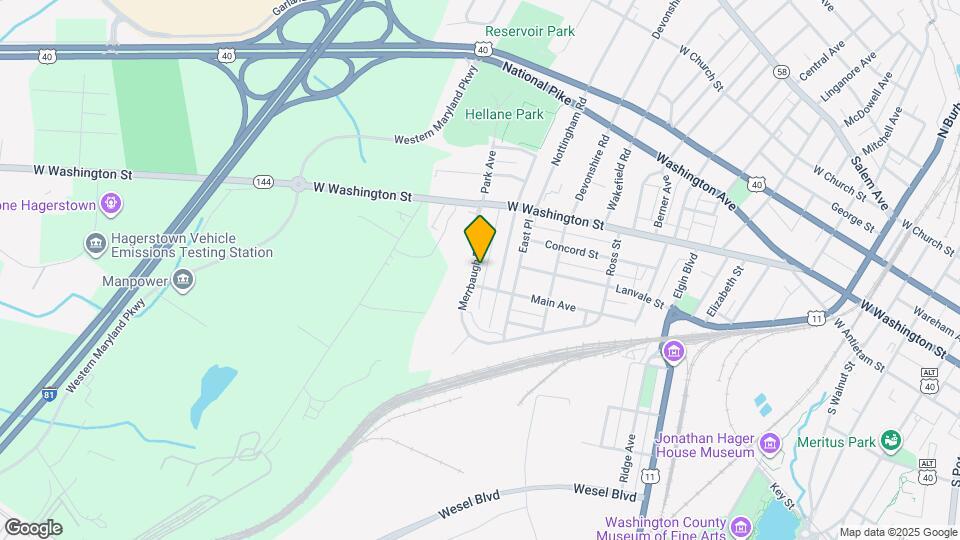 238 Merrbaugh Dr Map and Location Details