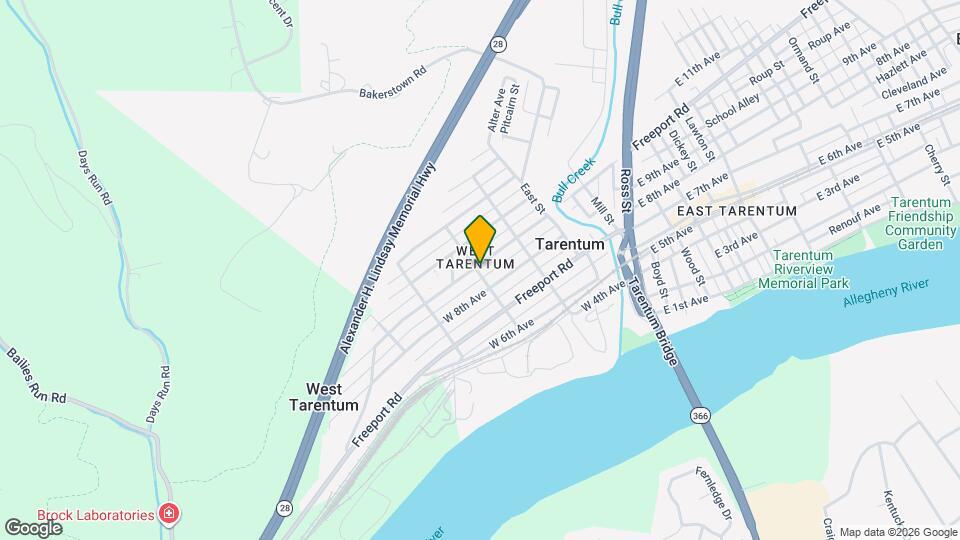 814 Western St Map and Location Details