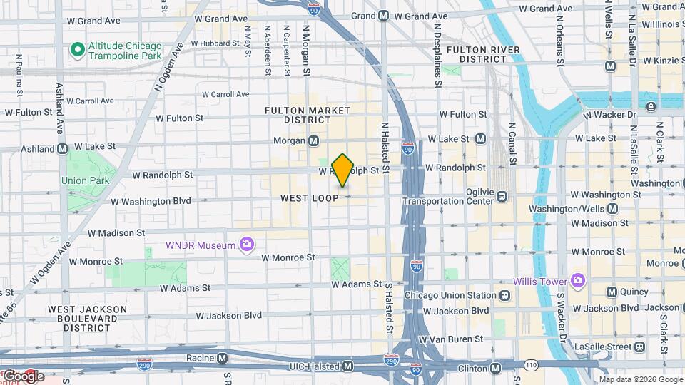 900 W Washington Blvd Mapa y Detalles de la Ubicación