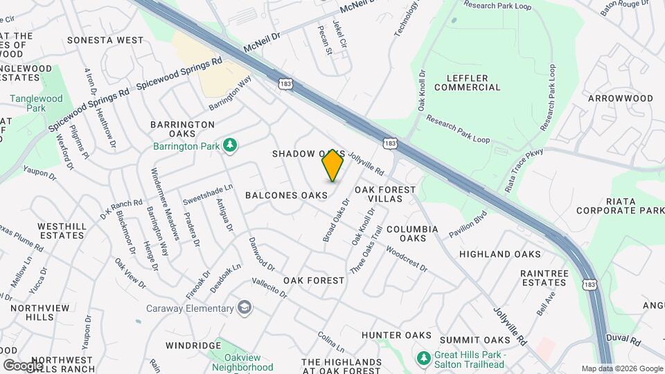 11802 Argonne Forest Trail Map and Location Details