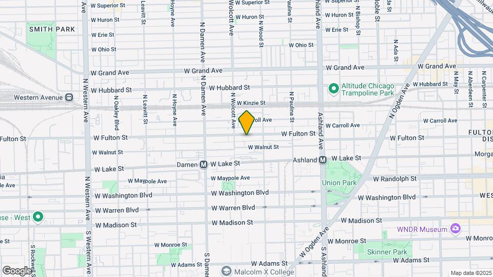 1837 W Fulton St Map and Location Details