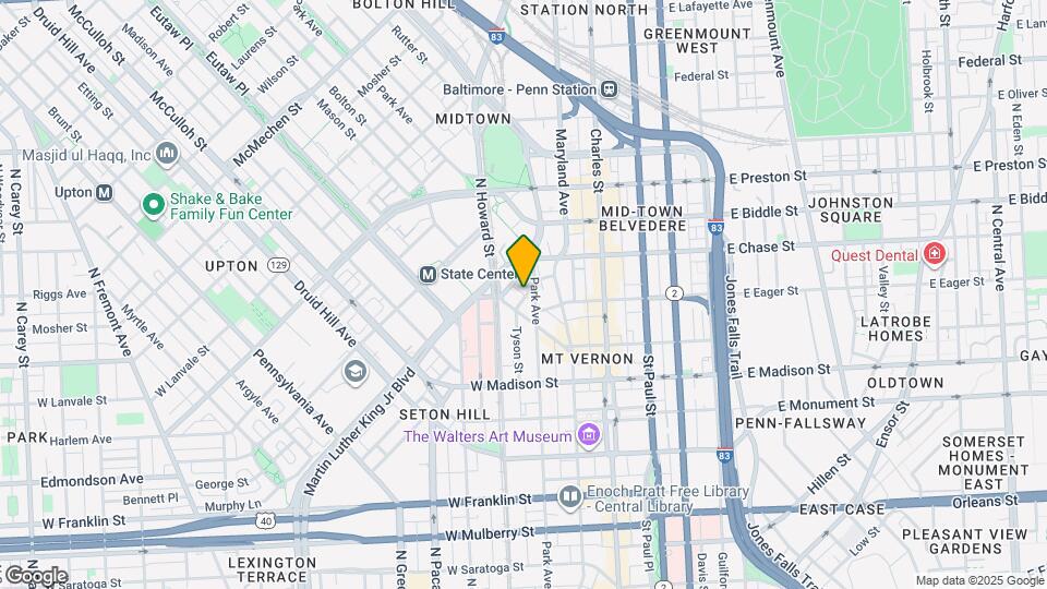 914 Tyson St Mapa y Detalles de la Ubicación