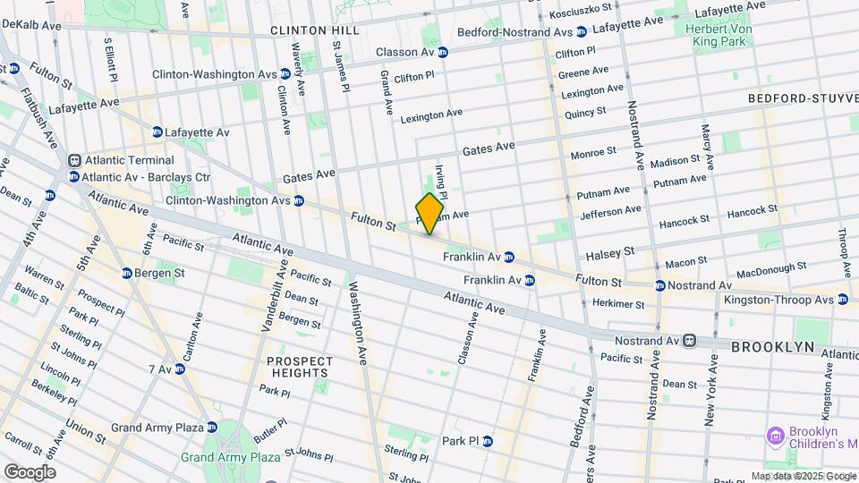 1004 Fulton St Map and Location Details