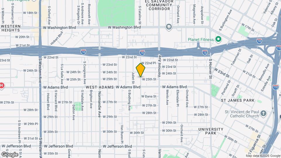 2431 S Catalina St Map and Location Details