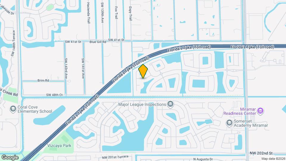 13364 SW 44th St Map and Location Details