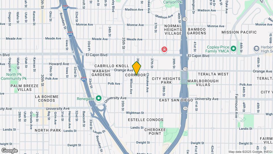 4150 36th St Map and Location Details