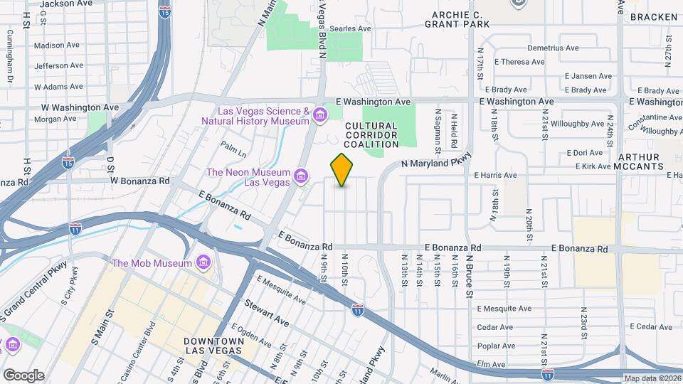 729 N 10th St Map and Location Details