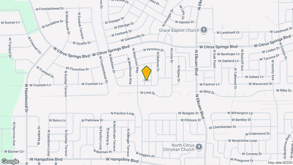 7061 N Outrigger Terrace Map and Location Details