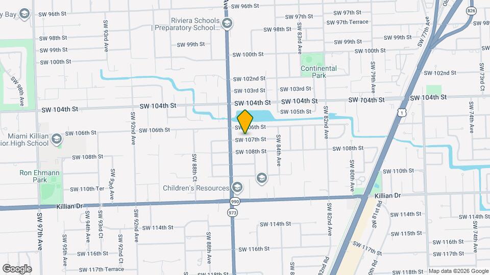 8545 SW 107th St Mapa y Detalles de la Ubicación