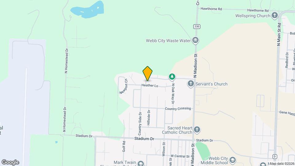 1431 Heather Ln, Unit # 2 Mapa y Detalles de la Ubicación